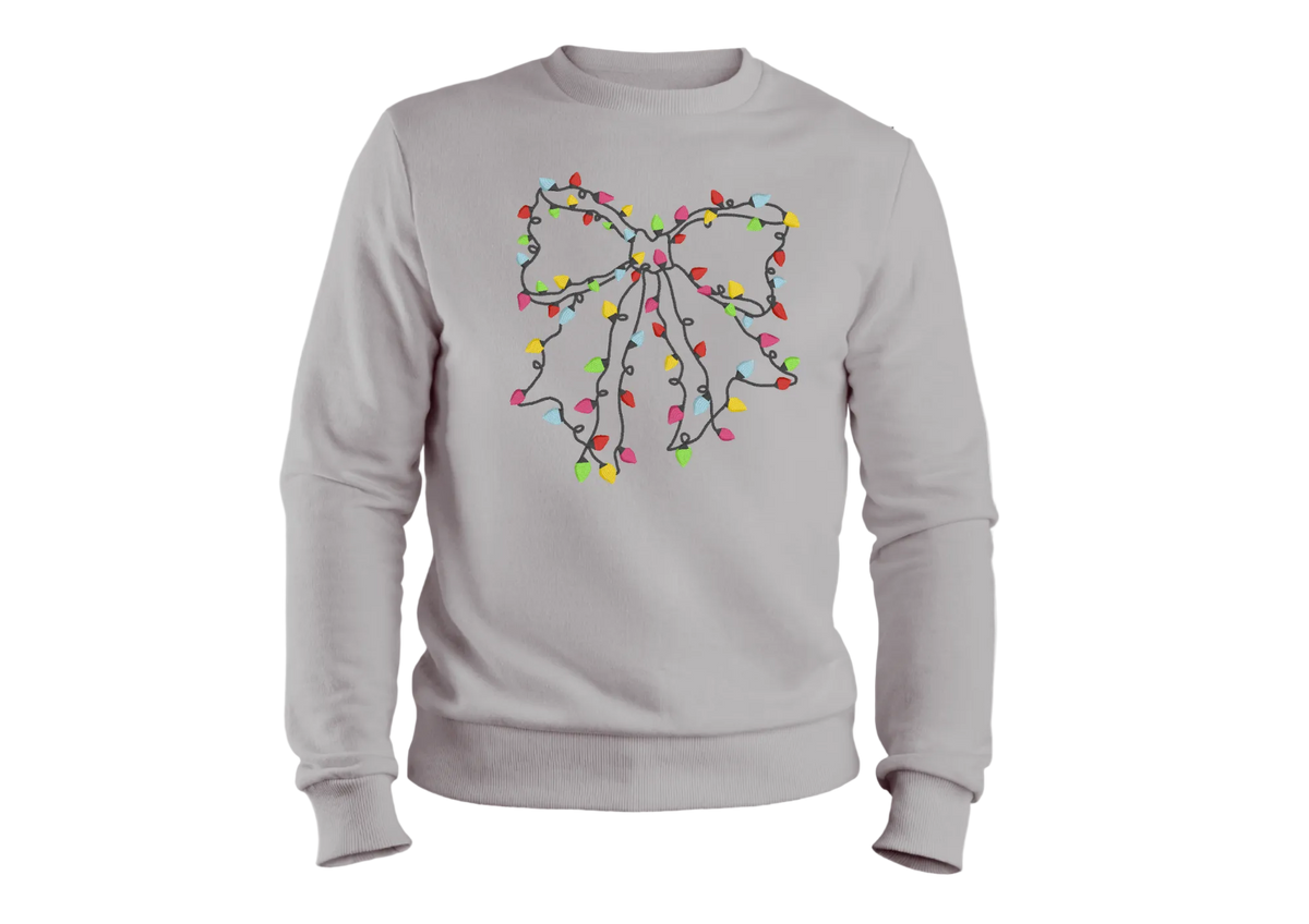 Kerstlichtjes strik desing