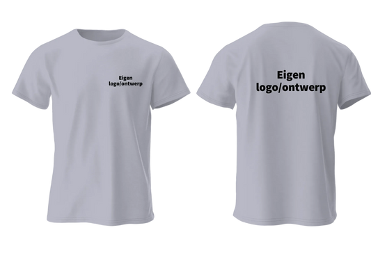T-shirt voor volwassenen met eigen ontwerp, DTF