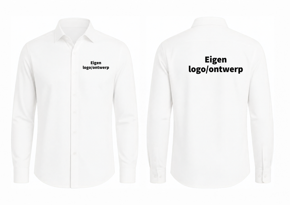 Hemd voor volwassenen met eigen ontwerp, geborduurd