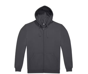 Hoodie met rits volwassene custom desing DTF